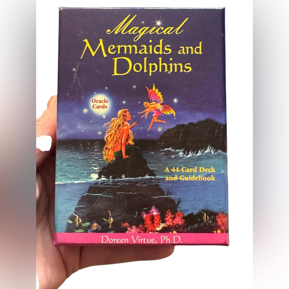Doreen Virtue Oracle Cards - Mermaids and Dolphins C2003 Orig deck OOP